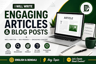 write engaging articles and blog posts
