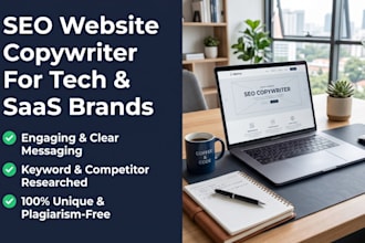 write SEO website content for tech and saas