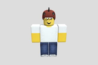 creat roblox 3d game, props weapons environment asset, roblox ugc