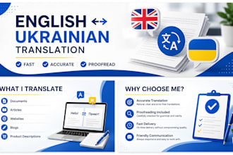 do translation and text writing