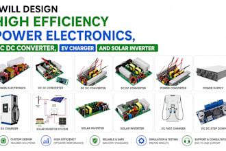 design high efficiency power electronic dc dc converter ev charger solarinverter