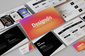do powerpoint, google slides design and investor pitch deck