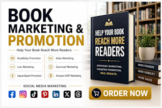 do bookbaby promotion, lulu, ingramspark, kobo, gumroad, amazon book marketing
