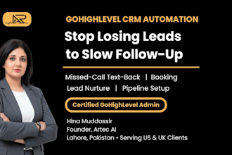build a gohighlevel CRM automation system for your business
