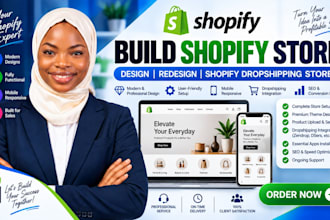 build shopify store design redesign shopify website shopify dropshipping store