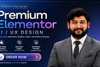 build a premium apple style elementor pro landing page