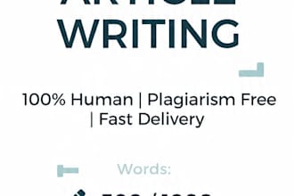 write SEO blog articles and website content