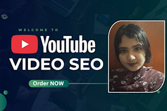 do professional youtube video SEO for organic ranking