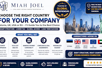 be your startup business coach, mentor for company registration eu UK US estonia