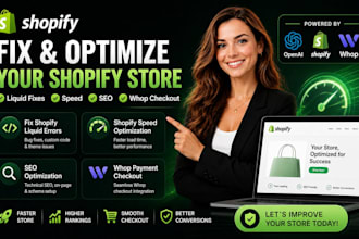 fix shopify liquid error shopify speed, seo optimization whop payment checkout