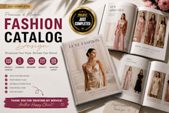brochure design, product booklet, and catalog design