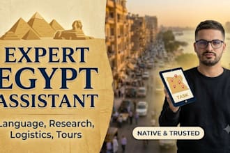 help you with any task related to egypt