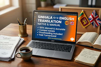 do accurate sinhala and english translation