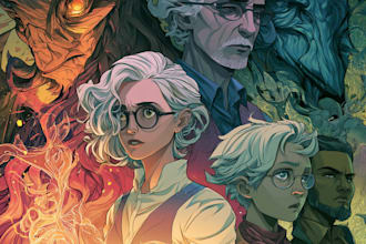 do comic cover arts for your stories