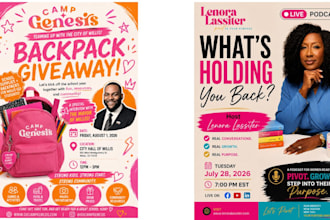 design flyer template canva flyer poster banner social media canva newsletter