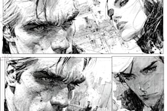 draw professional comic pages