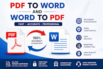 do pdf to word word to pdf or any file conversions