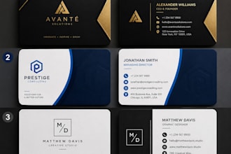 design a professional business card for your brand