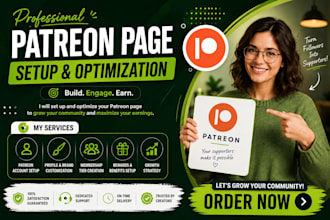 set up your patreon page