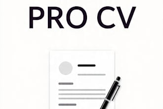 design professional ats friendly CV and resume in canva
