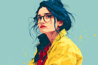 draw unique vector illustration