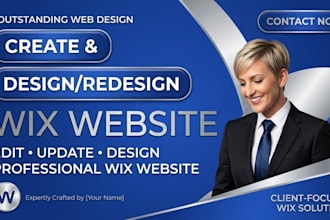 create wix website redesign wix website edit update revamp wix site expert