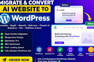 migrate lovable to wordpress, ai website to wordpress, bubble io to lovable