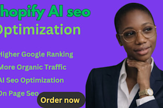 do shopify ai SEO optimization to improve google rankings and traffic
