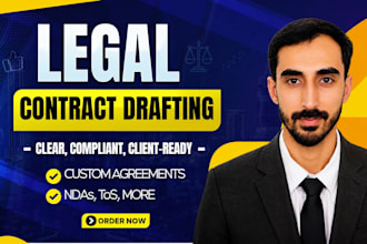 draft and review contracts and agreements