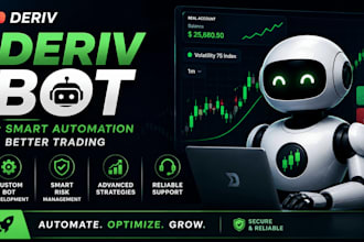 develop and troubleshoot deriv trading bots