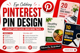 design eyecatching pinterest pins
