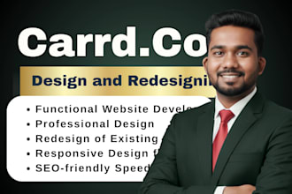 design carrd website, redesign carrd landing page, carrd co website design