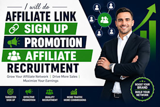 do affiliate link sign up, affiliate link promotion, affiliate recruitment
