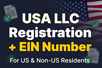 do USA llc registration with ein number for US and non USA residents