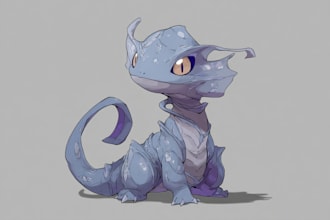 draw your fakemon in official pokemon art style