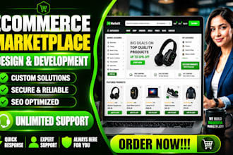 build multi vendor ecommerce digital download marketplace for passive income