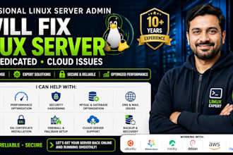 fix linux server, vps, dedicated server, and cloud issues
