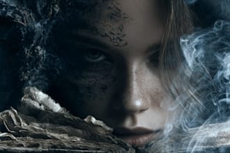 design a premium horror book cover