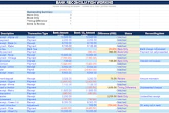 do bank reconciliation account reconciliation and accounting in excel