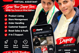 create and optimize depop listings for your store