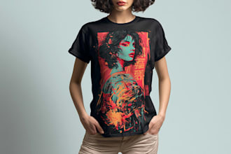 do t shirt design typography and custom t shirt graphic tee