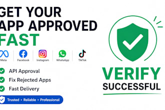 get meta, instagram, whatsapp, facebook and tiktok app permissions and approvals