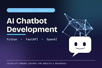 create ai chatbots using python