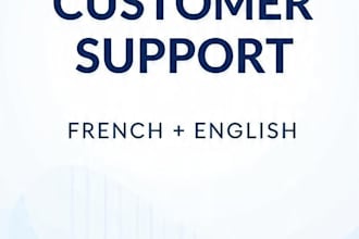 be your bilingual customer service agent fr en