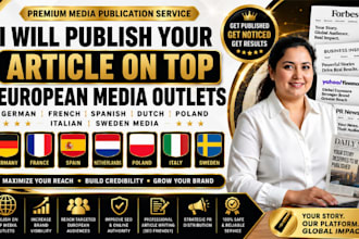publish your article on german french spanish italian and european media