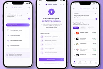 create an app for ai stock market prediction and ai forex trading prediction