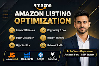 do amazon listing optimization, amazon SEO, and keyword research