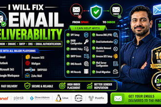 fix email delivery issues, spf, dkim, dmarc and SMTP