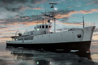 do realistic 3d ship model boat naval vessel asset for unreal engine unity game