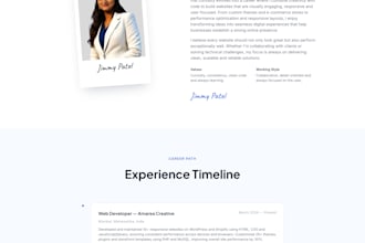 build a custom portfolio website